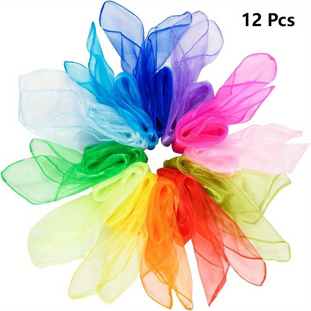 Scarf Silk Square - 10pcs/12pcs 새로운 스타일 스퀘어 저글링 실크