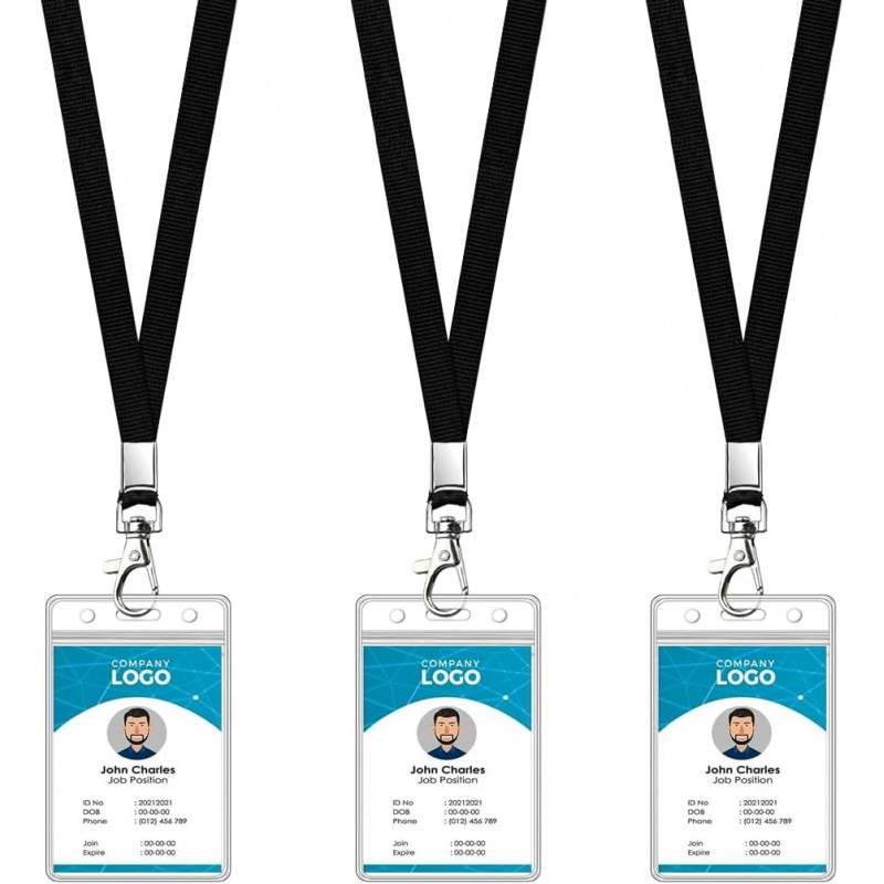 Lanyard Badge Holder - 3팩 크루즈 랜야드 및 ID 홀더