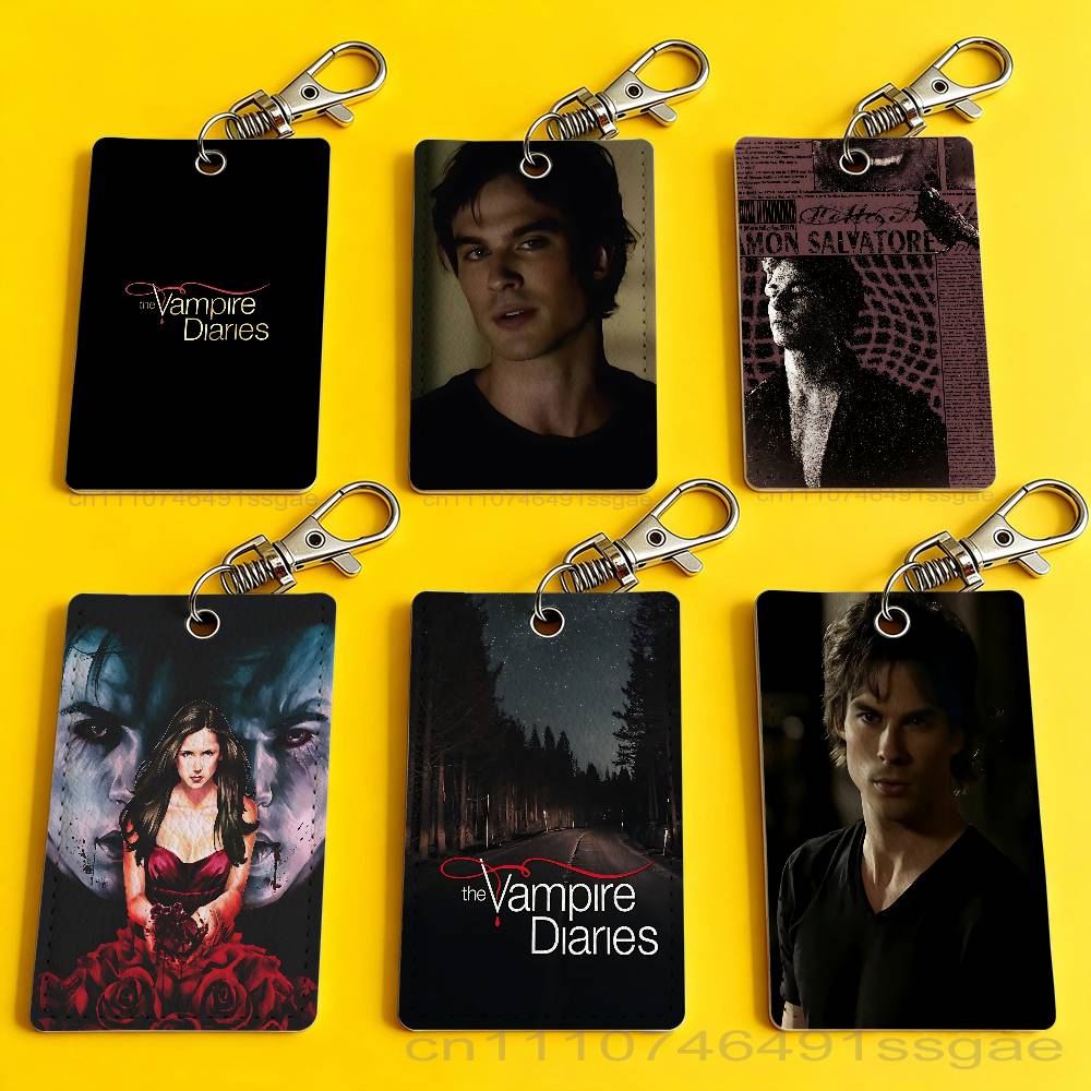 Lanyard Badge Holder - V-Vampire D-Diaries 카드 홀더 키체인 배지