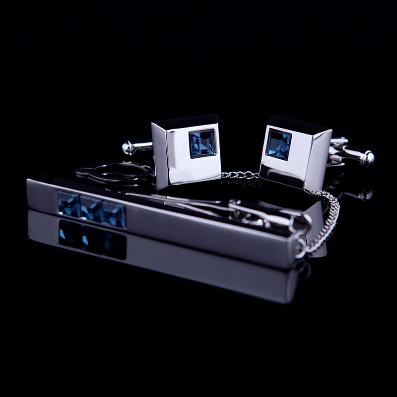 Tie Bar Set Gift - KFLK 고품질 커프스 링크 넥타이 클립