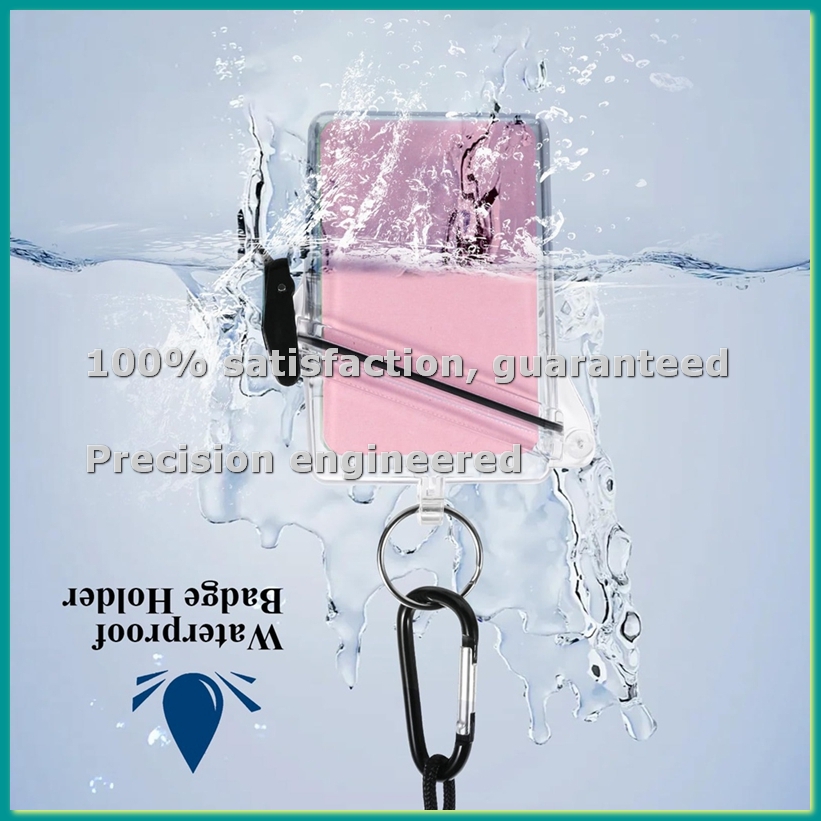 Lanyard Badge Holder - 5팩 방수 ID 배지 홀더 케이스