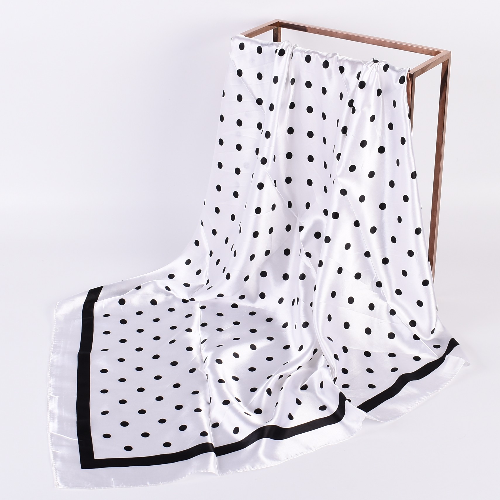 Scarf Silk Square - 여름 신상 패션 기질 웨이블릿 도트