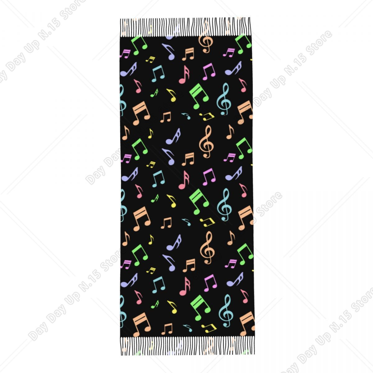 귀엽고 화려한 음표 패턴 숄 랩 여성용 따뜻한 대형 소 - Pashmina Wrap Large 리뷰 및 가격