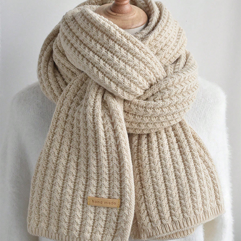 두꺼운 케이블 니트 따뜻한 캐시미어 스카프 넥커치프 겨 - Muffler Men Wool 리뷰 및 가격