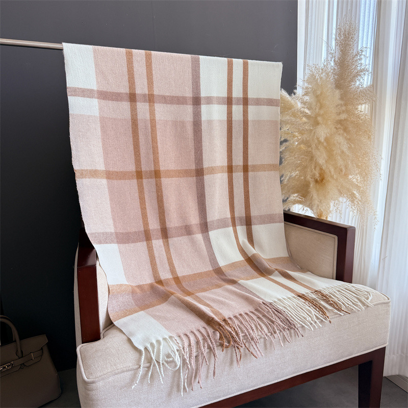 여성용 스코틀랜드 체크 무늬 인조 캐시미어 숄 190* - Pashmina Wrap Large 리뷰 및 가격