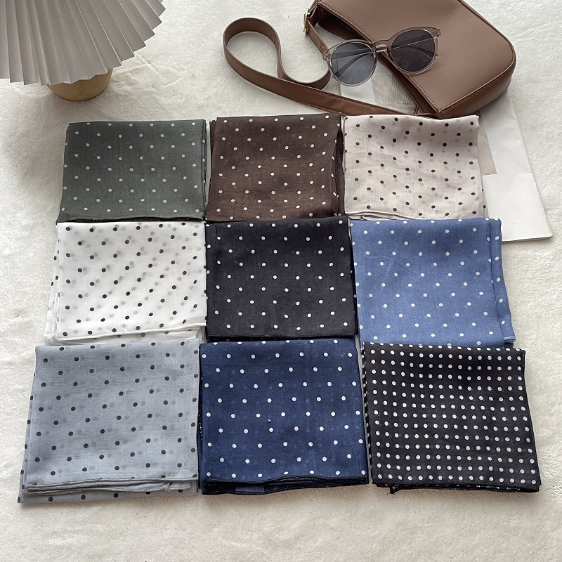 레이디 헤어 도트 스카프 여성 코튼 스퀘어 스카프 여성 - Bandana Cotton 리뷰 및 가격