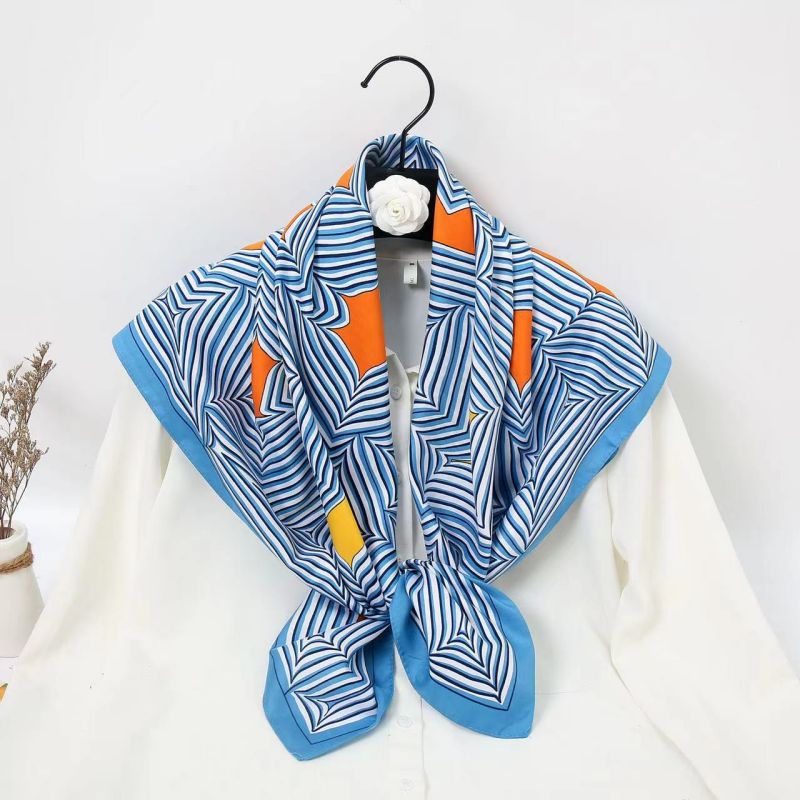 90cm 정사각형 스카프 고품질 반다나 여성용 명품 트 - Ascot Neck Scarf 리뷰 및 가격