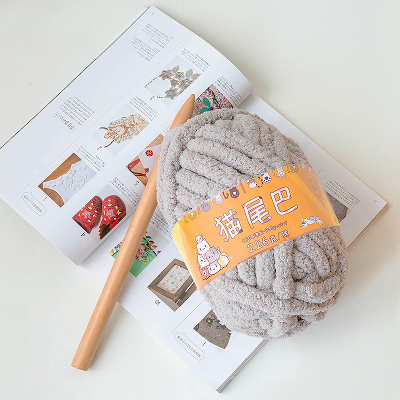 애완 동물 침대용 슈퍼 거친 원사, 고양이 꼬리, 손가 - Woven Scarf Blanket 리뷰 및 가격