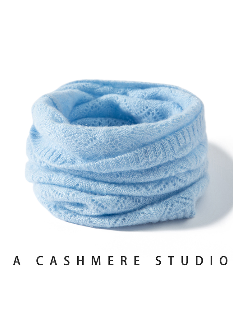 여성용 100% 캐시미어 팬 포인텔 스누드 가벼운 레이 - Infinity Scarf Knit 리뷰 및 가격
