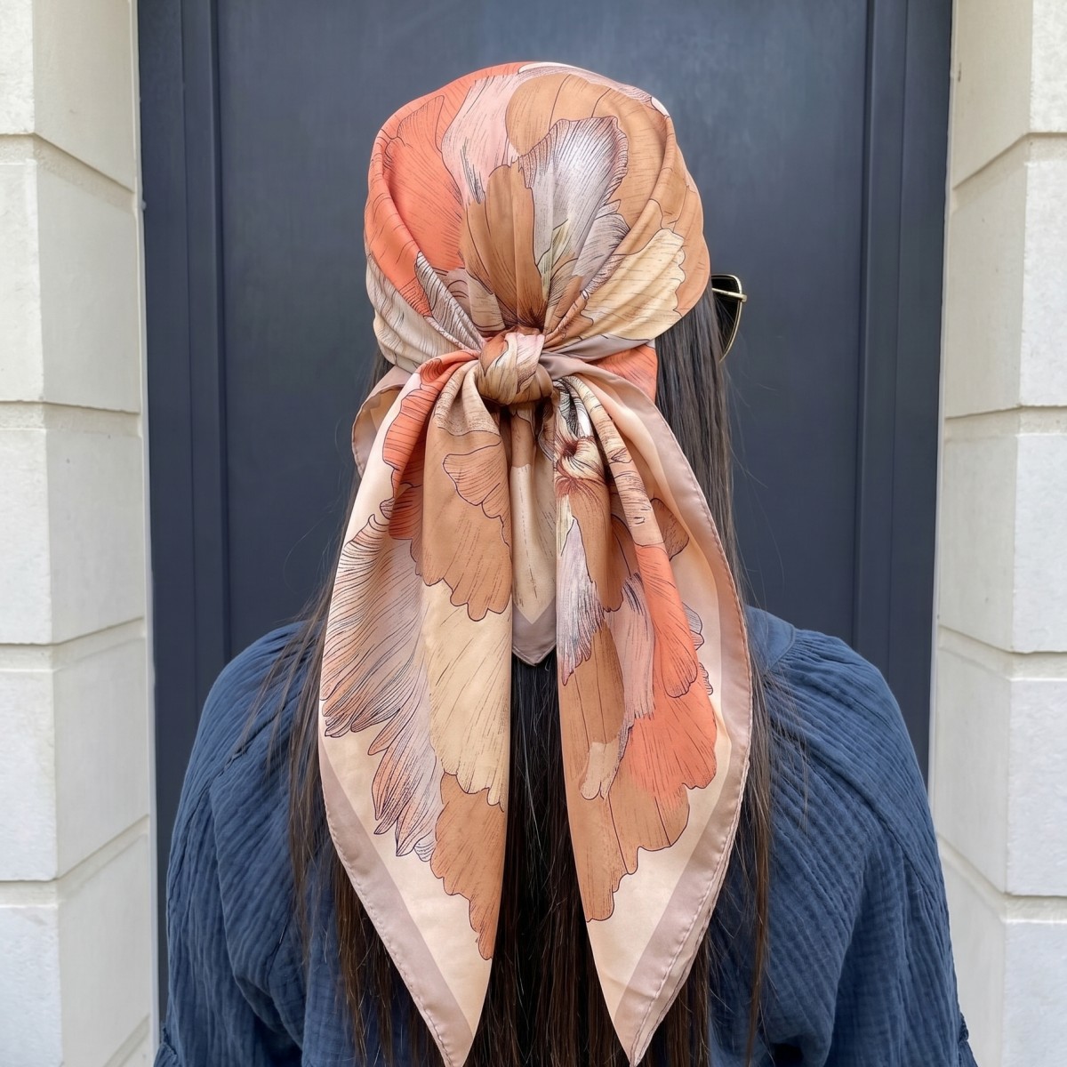 여성 실크 스퀘어 스카프 레이디 반다나 헤드 랩 숄 새 - Pashmina Wrap Large 리뷰 및 가격