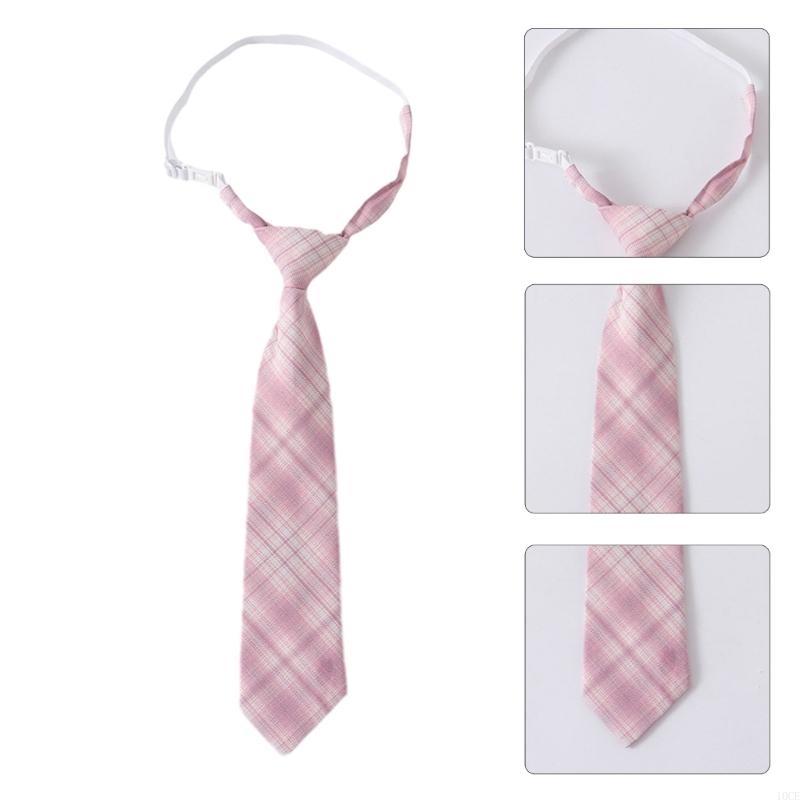 여성 사전 묶인 넥타이 핑크 체크 무늬 넥타이 학교 유 - Bow Tie Pre Tied 리뷰 및 가격