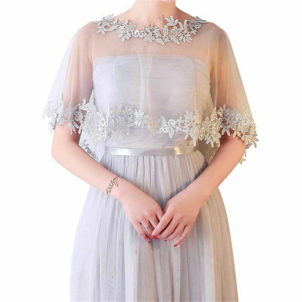 패션 캐주얼 신부 웨딩 케이프 이브닝 드레스 숄 레이스 - Stole Wedding Shawl 리뷰 및 가격