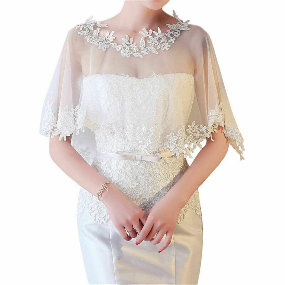 여성 파티 신부 캐주얼 레이스 목도리 웨딩 케이프 이브 - Stole Wedding Shawl 리뷰 및 가격