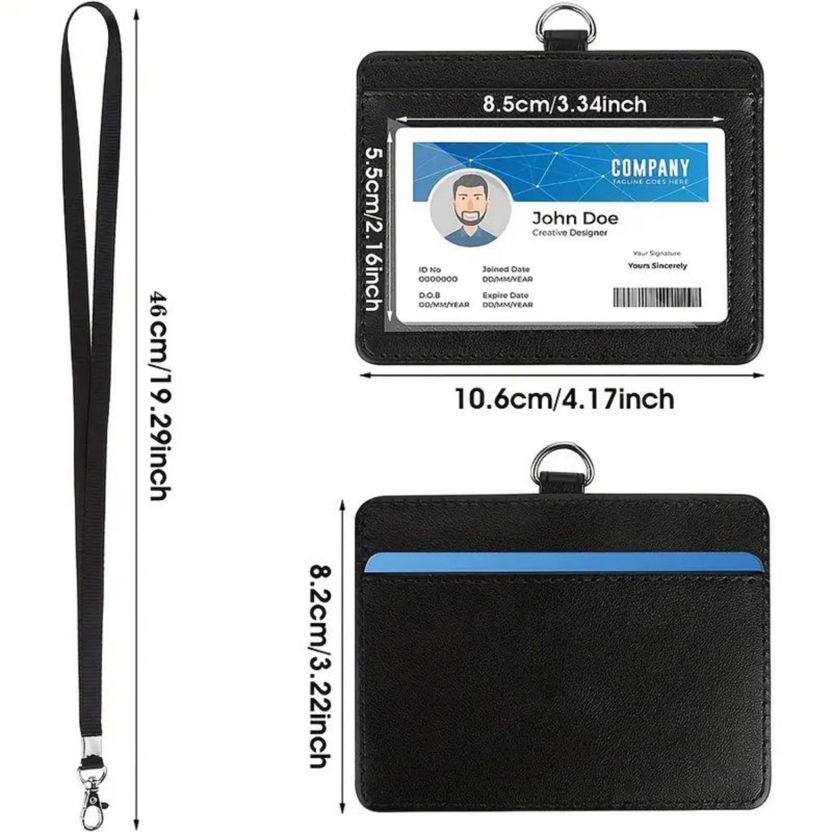 강화된 ID 끈과 업그레이드된 나일론 로프가 포함된 수 - Lanyard Badge Holder 리뷰 및 가격