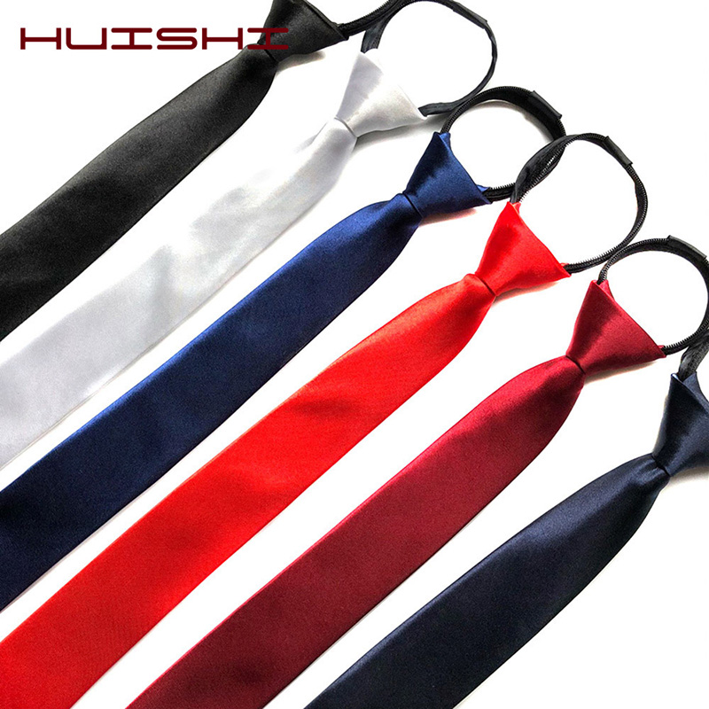 HUISHI 남성 지퍼 넥타이 스키니 5cm 사전 묶인 - Skinny Tie Men 리뷰 및 가격