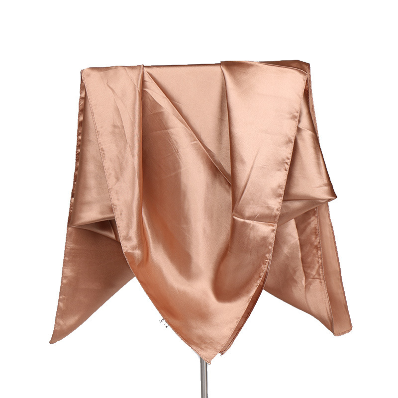 여성 패션 90*90cm 가을 여름 단색 사각형 모조  - Scarf Silk Square 리뷰 및 가격