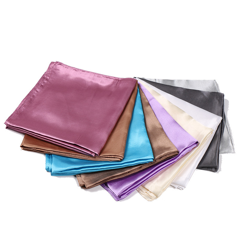 여성 패션 90*90cm 가을 여름 단색 사각형 모조  - Scarf Silk Square 리뷰 및 가격