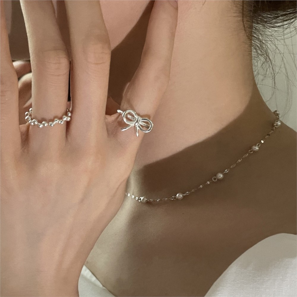 925 스털링 실버 나비넥타이 오픈형 반지 여성용 선물 - Tie Clip Silver 리뷰 및 가격