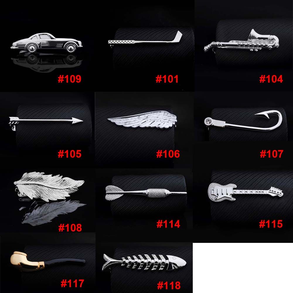 창의적인 매력 1개 웨딩 실버 메탈 남성용 선물 쥬얼리 - Tie Clip Silver 리뷰 및 가격