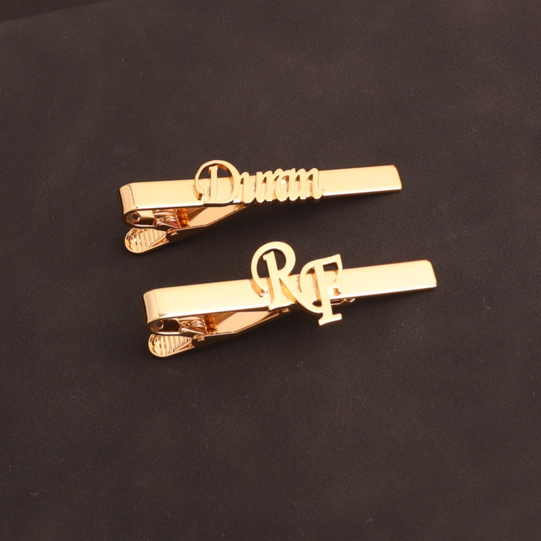 신랑을위한 사용자 정의 초기 타이 클립 스테인레스 스틸 - Tie Clip Silver 리뷰 및 가격