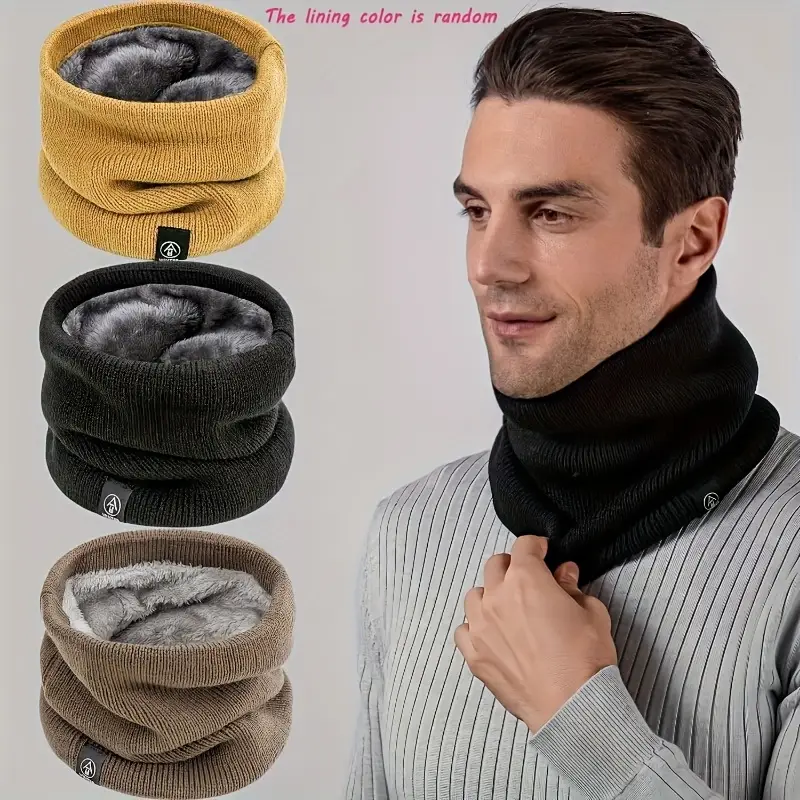 따뜻한 니트 스카프 두꺼운 플러시 방풍 겨울 넥 게이터 - Neck Warmer Tube 리뷰 및 가격