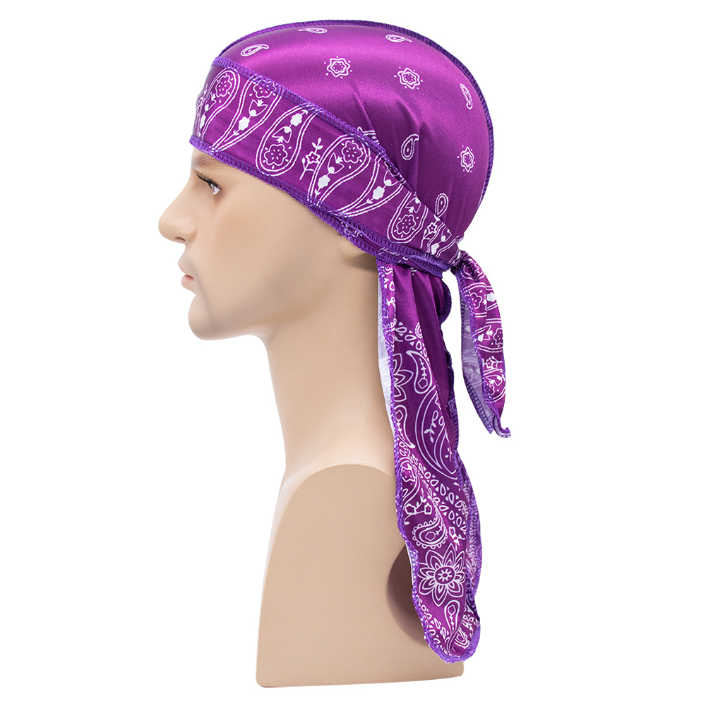 롱테일 실키 스카프 무슬림 유니섹스 두라그 해적 모자  - Bandana Doo Rag 리뷰 및 가격