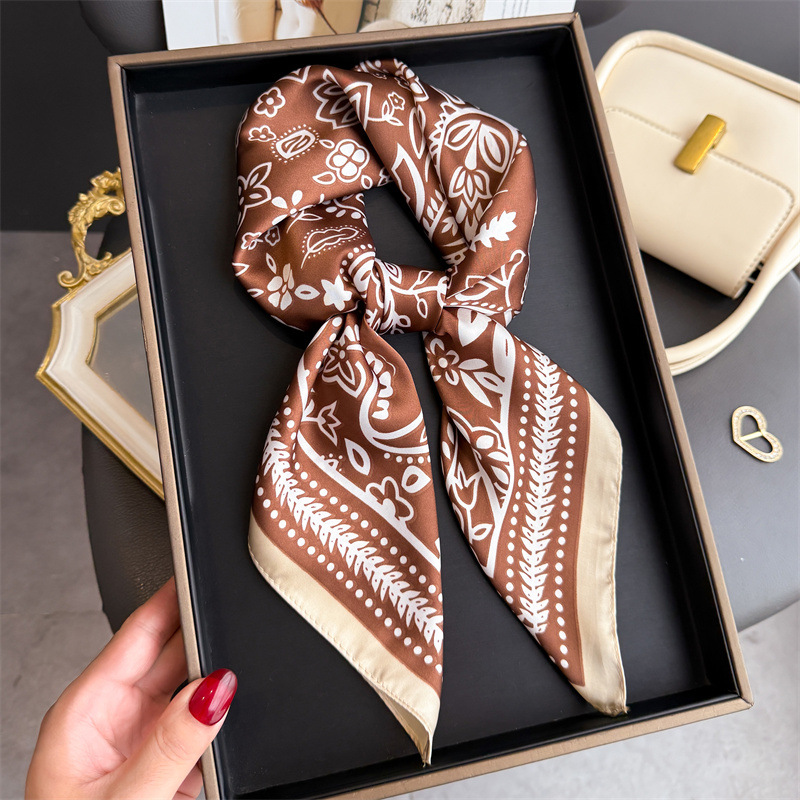 1Pc 캐슈 프린트 패션 실크 스카프 스퀘어 스카프 하 - Scarf Silk Square 리뷰 및 가격