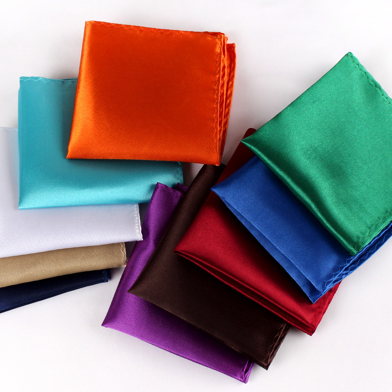 남성용 새틴 손수건 캔디 컬러 남성 정장 포켓 스퀘어  - Pocket Square Set 리뷰 및 가격