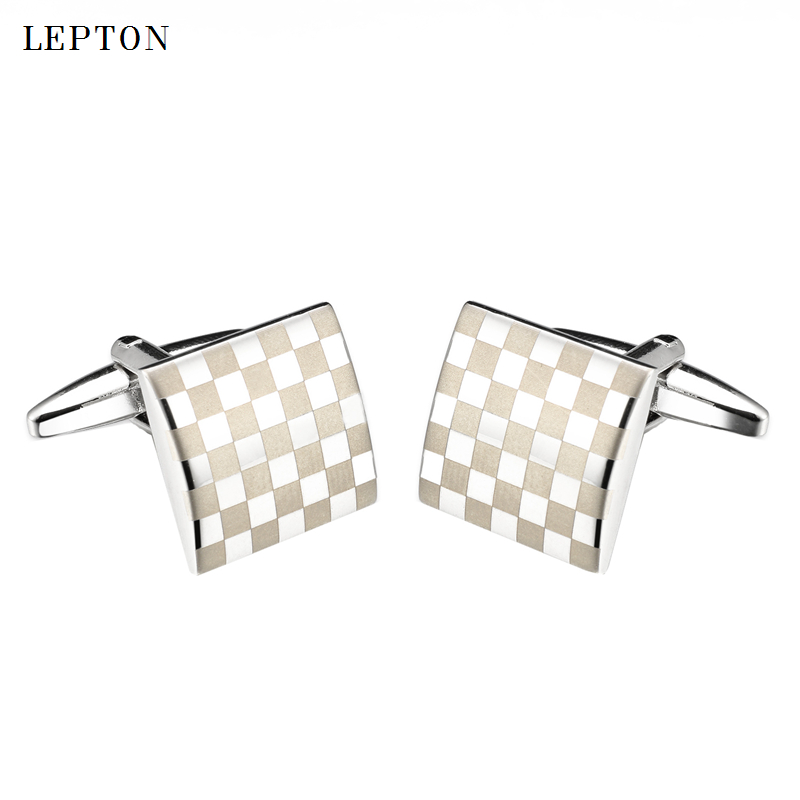 Lepton-클래식 스퀘어 레이저 남성 커프스 단추 타 - Tie Bar Set Gift 리뷰 및 가격