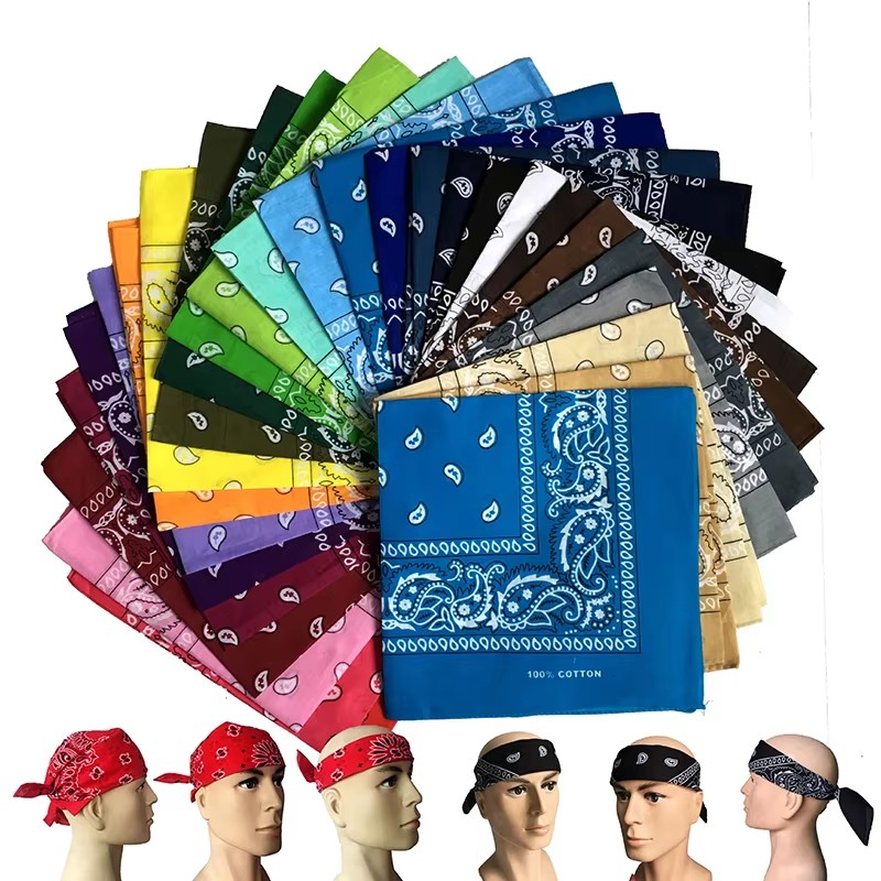 1/2/3Pcs 남여 남성 여성 코튼 두건 헤어 밴드  - Handkerchief Cotton Men 리뷰 및 가격
