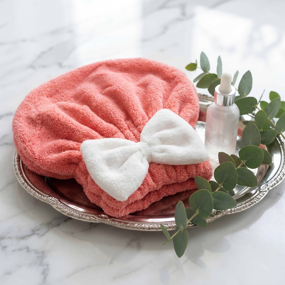 마이크로파이버 헤어 드라이캡, 퀵 드라이 헤어 타월 랩 - Head Wrap Turban 리뷰 및 가격