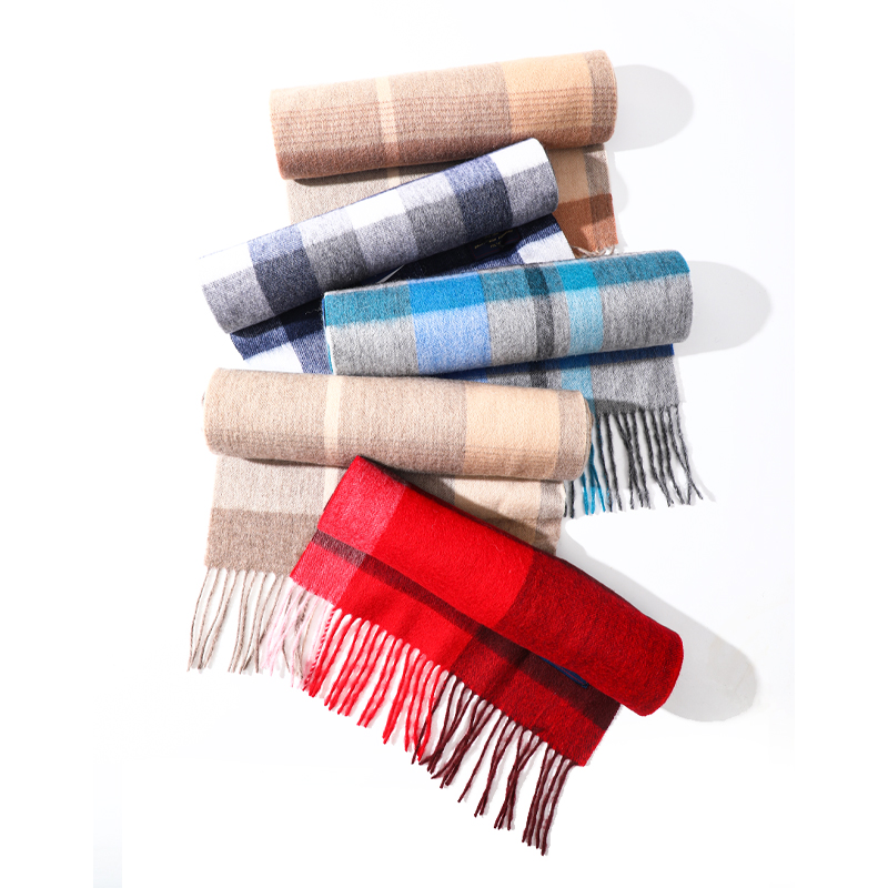 따뜻한 클래식 격자 스카프, 캐주얼 패션, 인기 캐시미 - Muffler Men Wool 리뷰 및 가격