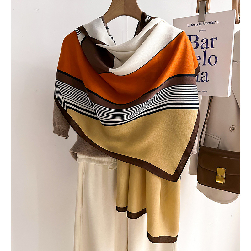 럭셔리 브랜드 스카프 울 코튼 숄 레이디 랩 대형 파시 - Pashmina Wrap Large 리뷰 및 가격