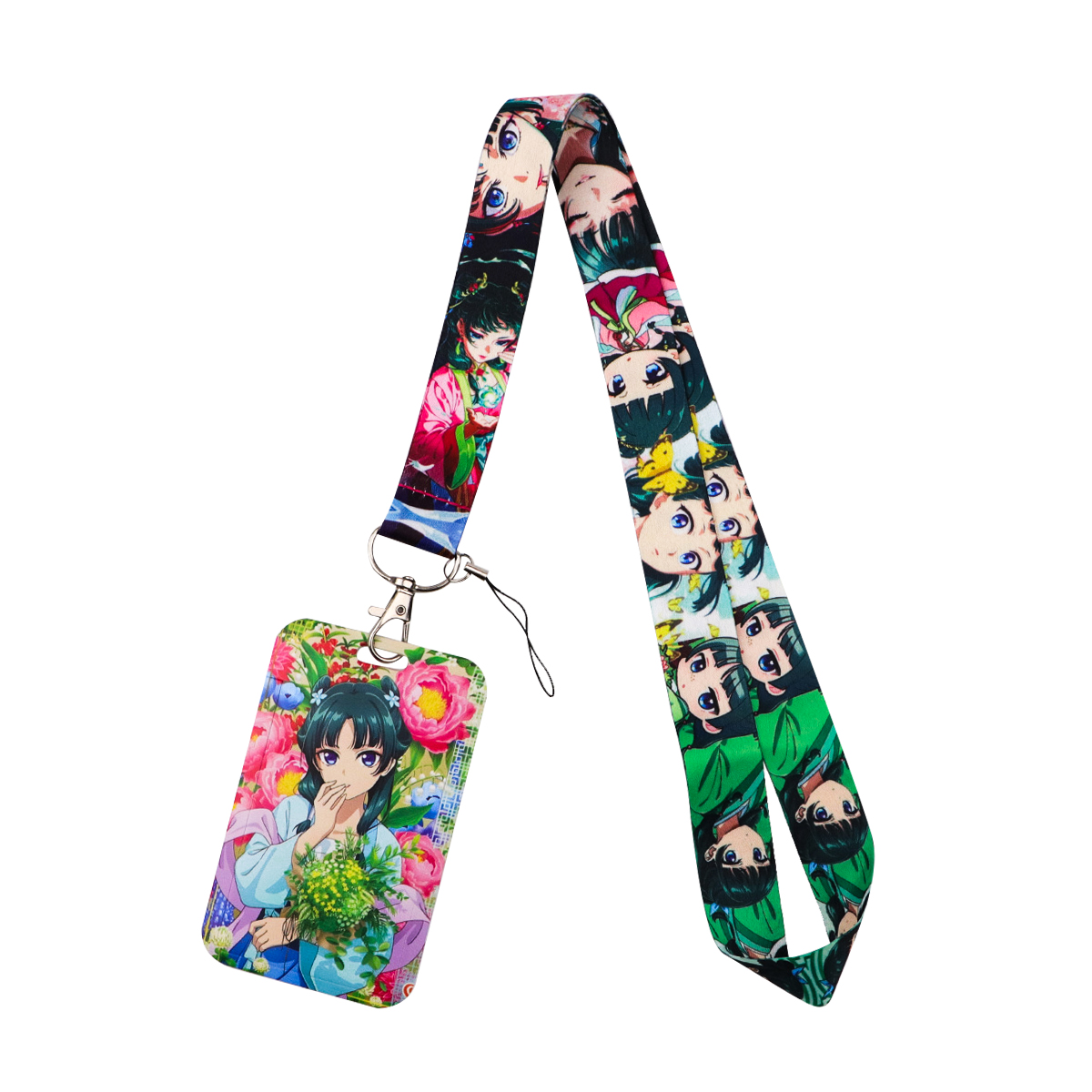 귀여운 애니메이션 소녀 끈 목 스트랩 카드 홀더 키 I - Lanyard Badge Holder 리뷰 및 가격