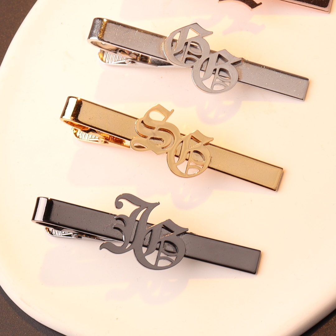 사용자 정의 이름 이니셜 남성용 넥타이 클립 웨딩 넥타 - Tie Clip Silver 리뷰 및 가격
