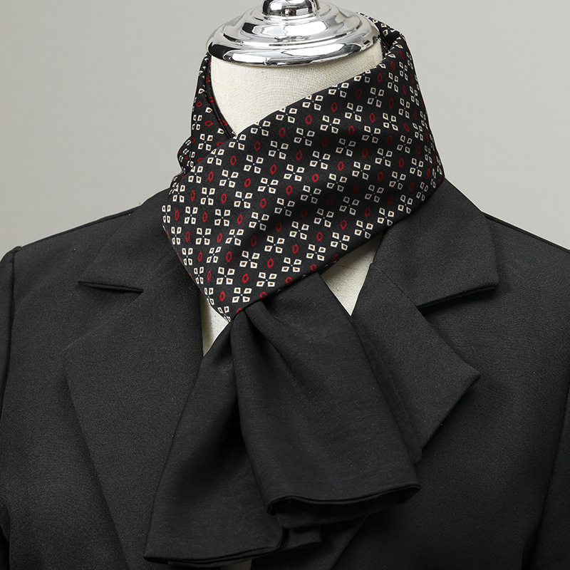 남성용 스카프 실크 느낌 넥 스카프 작은 정사각형 정장 - Ascot Neck Scarf 리뷰 및 가격