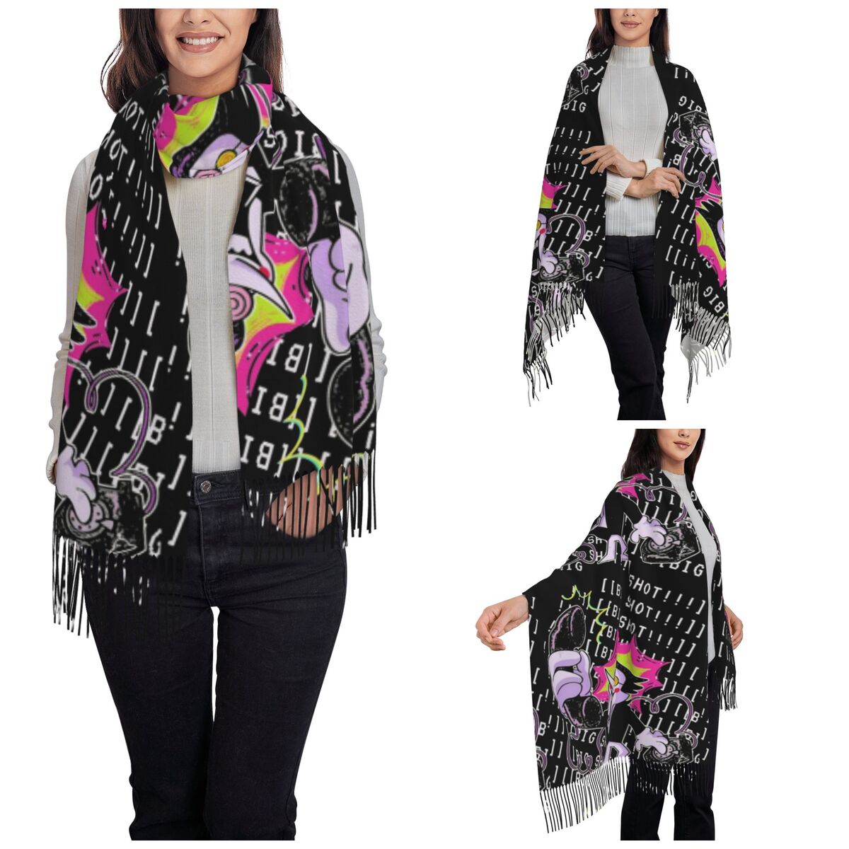 여성용 겨울용 델타룬 숄 랩 대형 소프트 스카프 파시미 - Pashmina Wrap Large 리뷰 및 가격