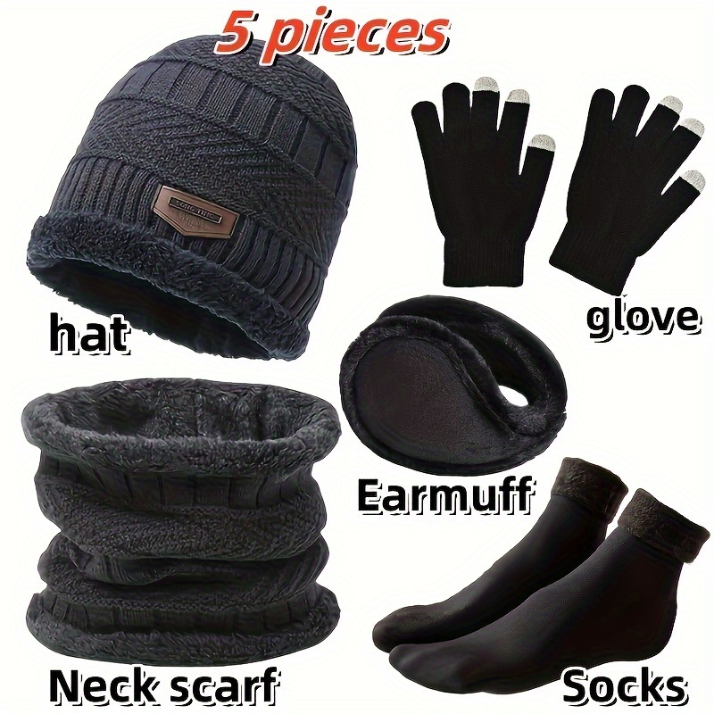 남성용 겨울 모자, 아웃도어 겨울 스카프, 장갑, 네크 - Muffler Men Wool 리뷰 및 가격