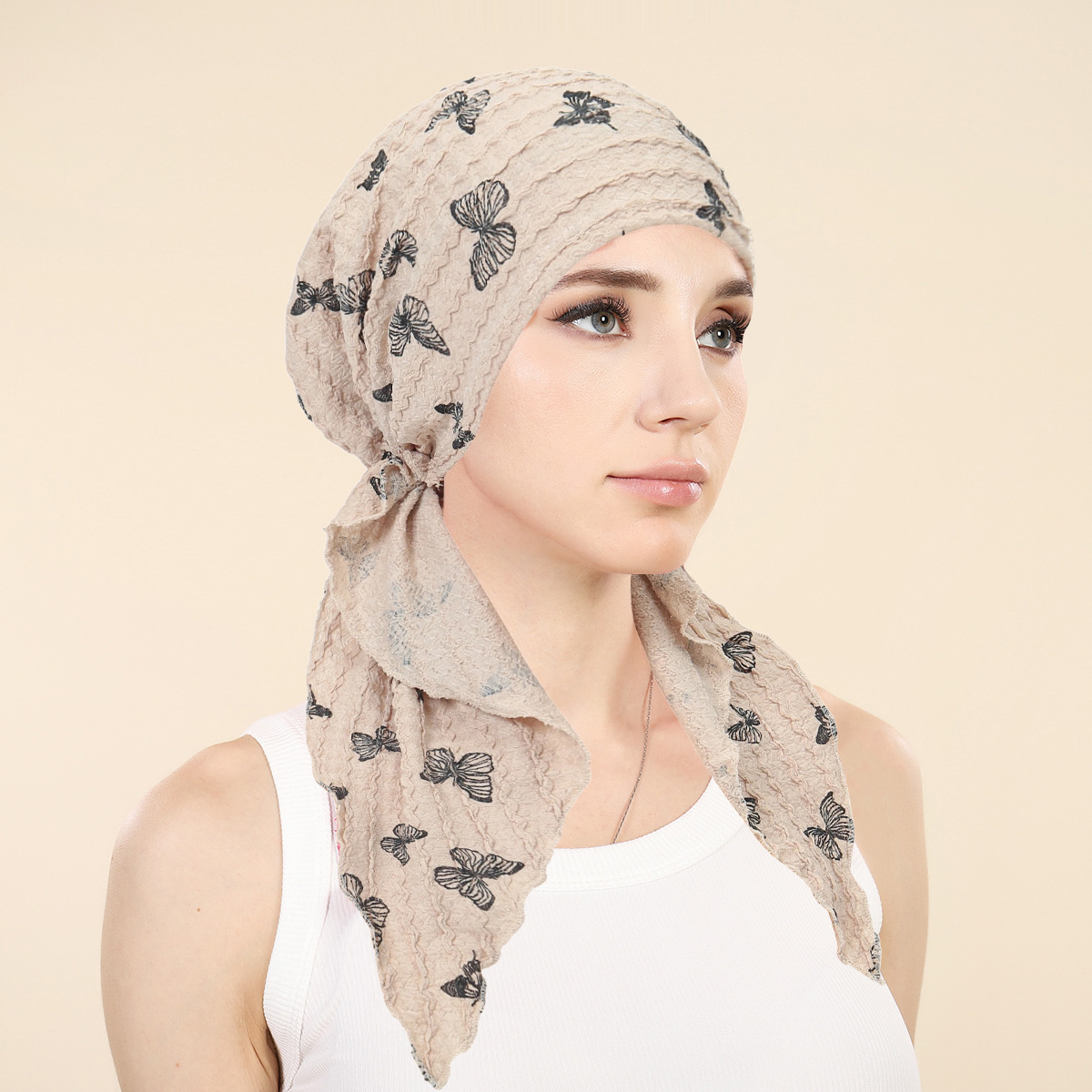 여성 무슬림 히잡 캡 랩 헤드 소프트 탄성 롱테일 터번 - Head Wrap Turban 리뷰 및 가격