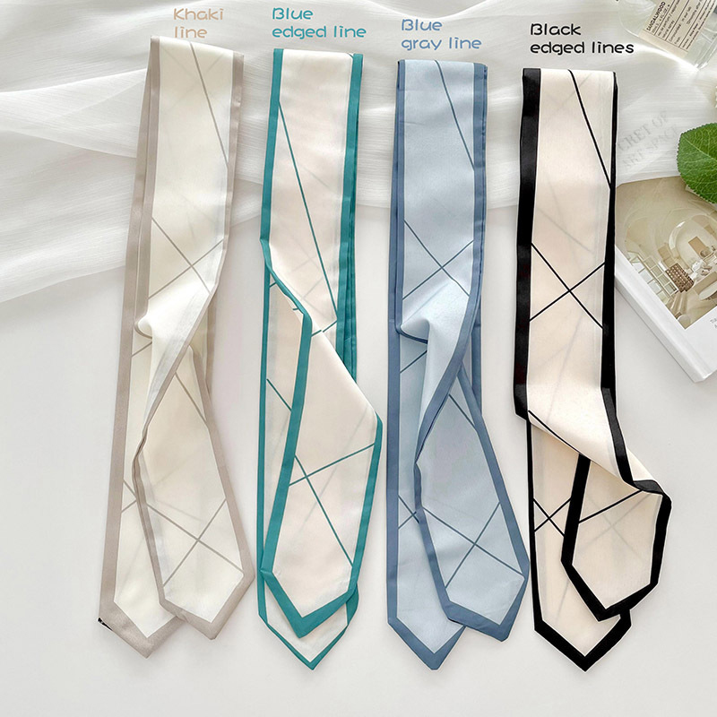 고급 한국 트윌 장식 리본 여성용 작은 스카프 헤어밴드 - Head Wrap Turban 리뷰 및 가격