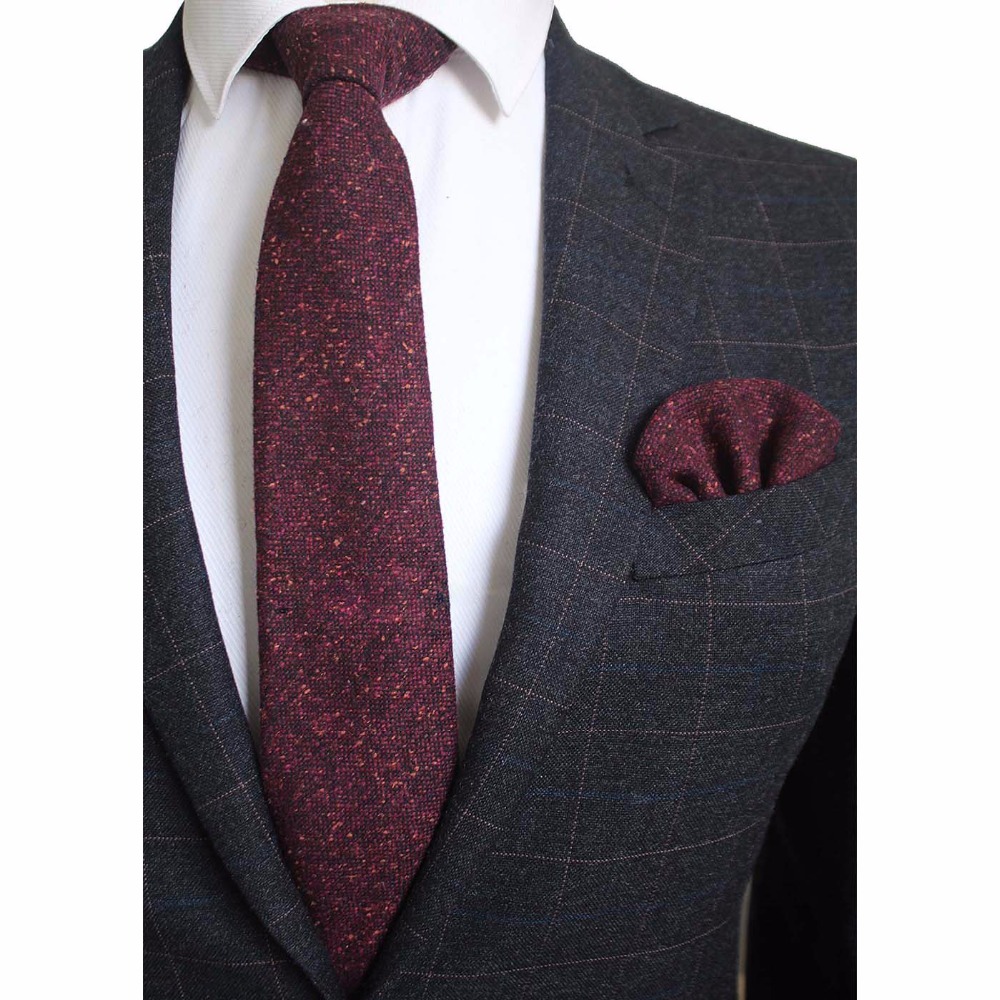 Ricnais 8cm 양모 넥타이 남성용 솔리드 격자  - Handkerchief Cotton Men 리뷰 및 가격