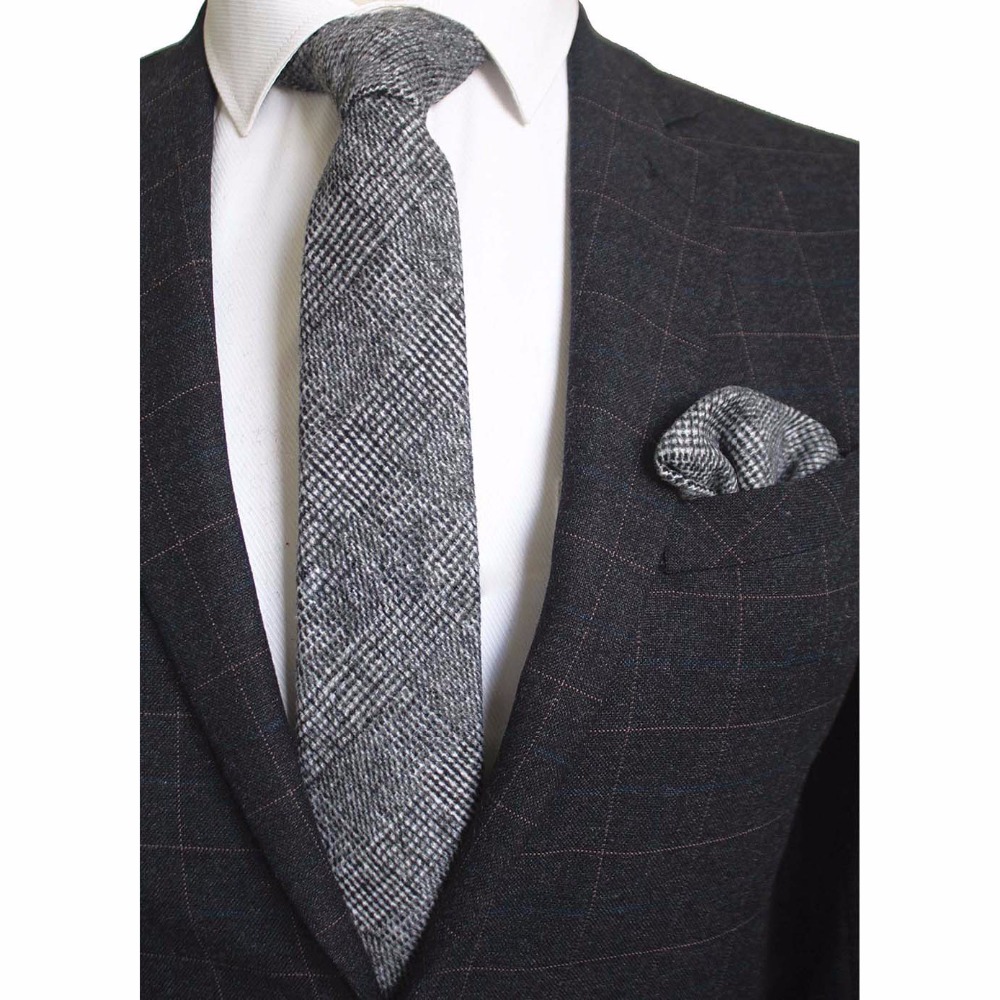 Ricnais 8cm 양모 넥타이 남성용 솔리드 격자  - Handkerchief Cotton Men 리뷰 및 가격