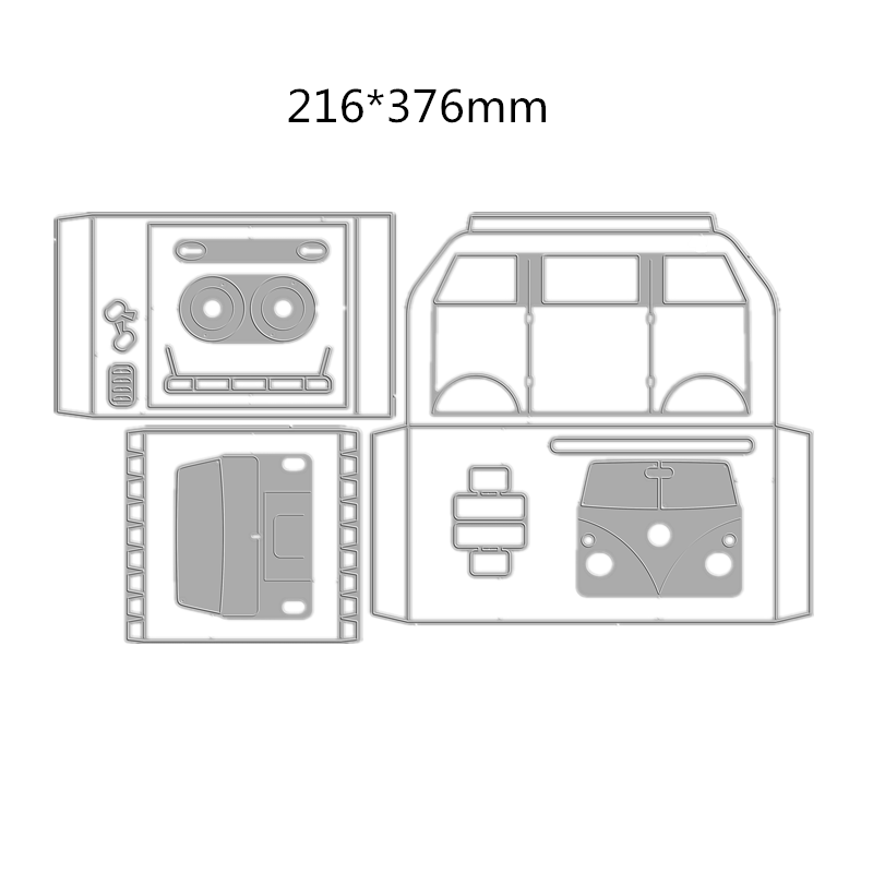 새로운 2021 크리스마스 클래식 캠핑카 선물 상자 포 - Pocket Square Set 리뷰 및 가격