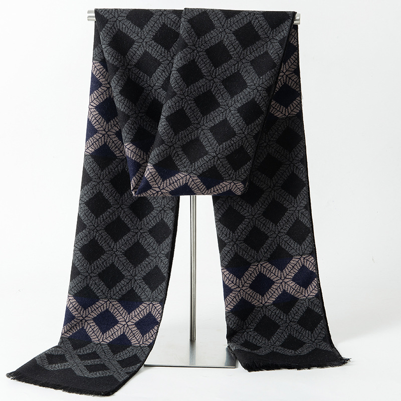 디자이너 브랜드 격자 무늬 겨울 남성 캐시미어 스카프  - Muffler Men Wool 리뷰 및 가격