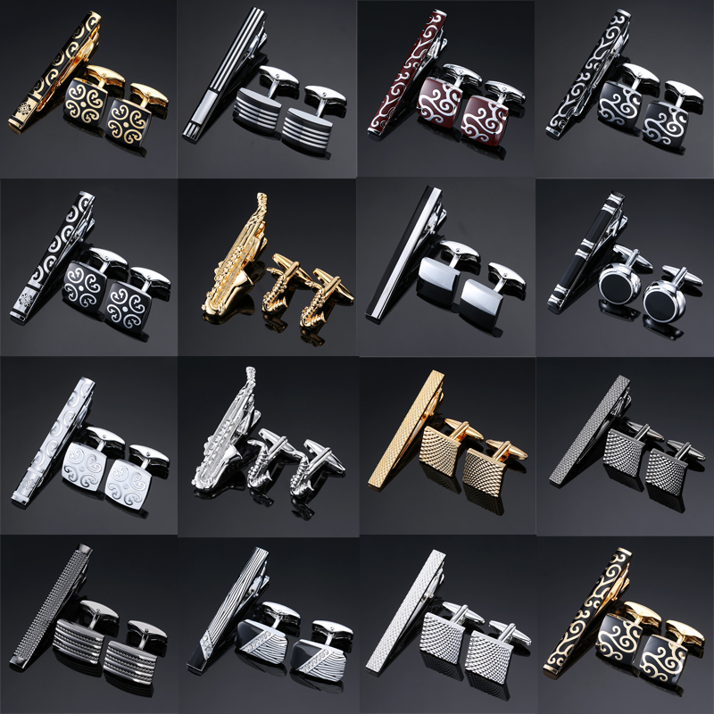 남성용 선물용 타이 핀용 고품질 커프스 단추 넥타이 클 - Tie Bar Set Gift 리뷰 및 가격