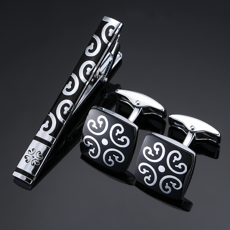남성용 선물용 타이 핀용 고품질 커프스 단추 넥타이 클 - Tie Bar Set Gift 리뷰 및 가격