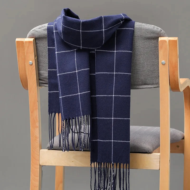 2024 새로운 겨울 남성 스카프 따뜻한 캐시미어 스카 - Muffler Men Wool 리뷰 및 가격