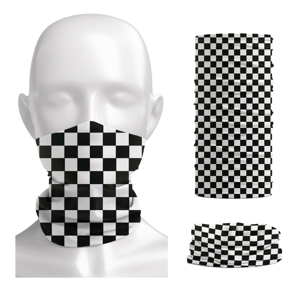 체크 무늬 스카 프린트 헤드 밴드 넥 워머 게이 터 유 - Neck Warmer Tube 리뷰 및 가격